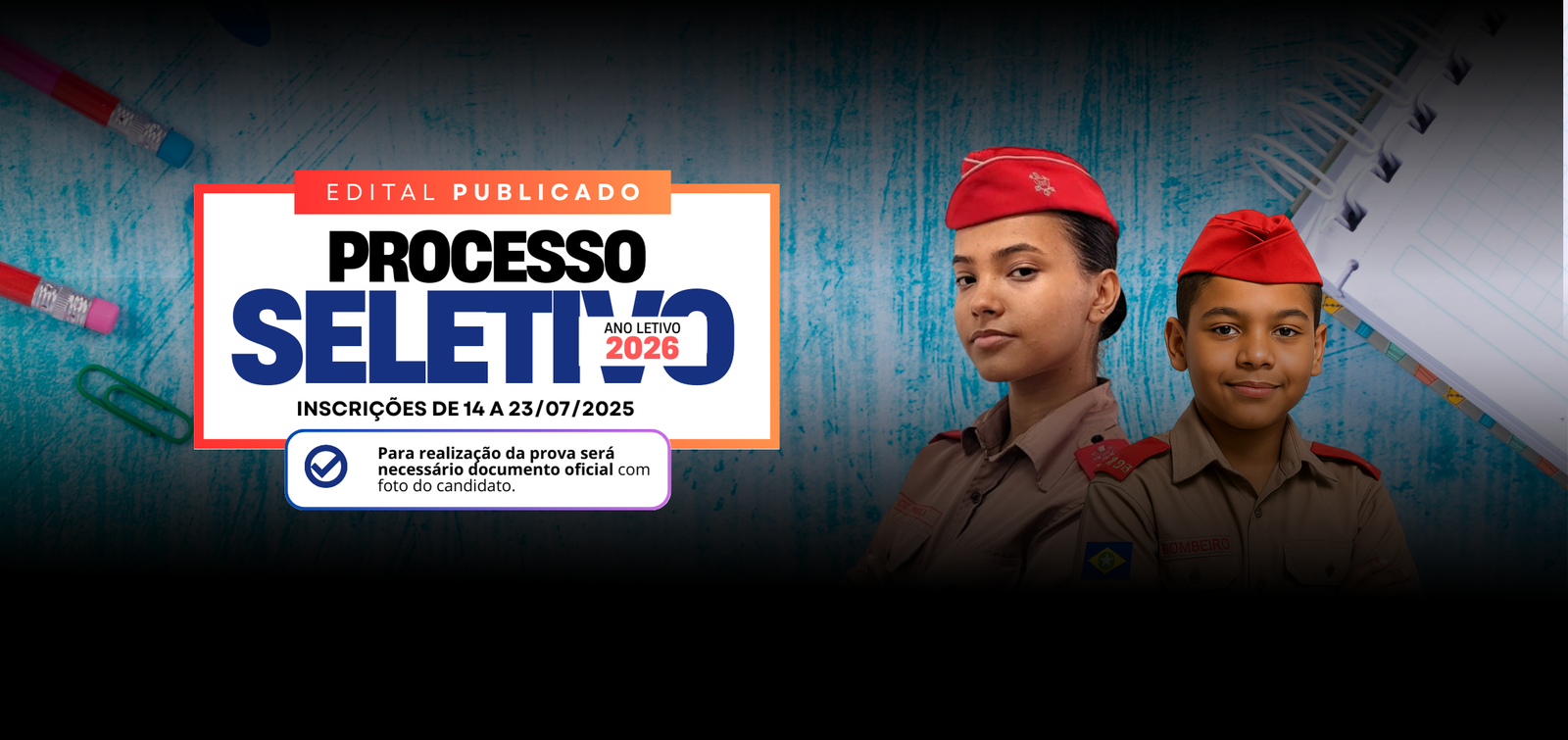 Período de Matrícula para o Ano Letivo 2025 vai de 16/12/2024 a 03/01/2025